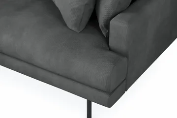 Menard 4-sits Vänstervänd L-formad Divansoffa i Manchester - Grå - Products - Möbler - Soffa - Divansoffa & schäslongsoffa - 4 sits soffa med divan