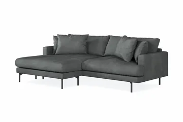 Menard 4-sits Vänstervänd L-formad Divansoffa i Manchester - Grå - Products - Möbler - Soffa - Divansoffa & schäslongsoffa - 4 sits soffa med divan