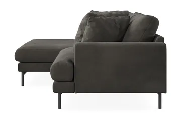 Menard 4-sits Vänstervänd L-formad Divansoffa i Manchester - Mörkgrå - Products - Möbler - Soffa - Divansoffa & schäslongsoffa - 4 sits soffa med divan