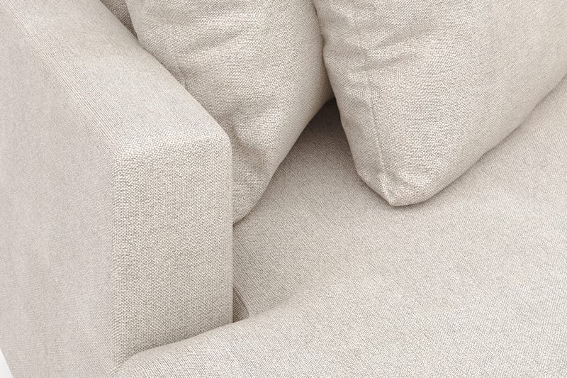 Menard 4-sits Vänstervänd L-formad Divansoffa i Tyg - Beige - Products - Möbler - Soffa - Divansoffa & schäslongsoffa - 4 sits soffa med divan