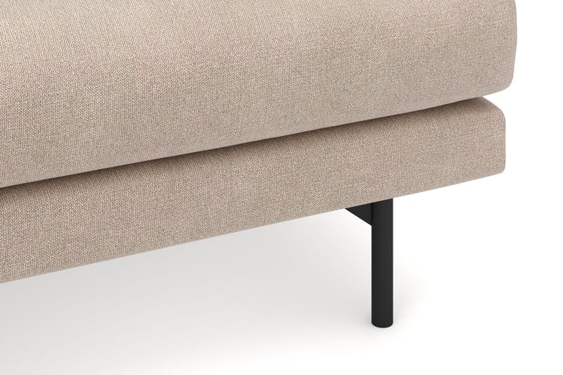 Menard 4-sits Vänstervänd L-formad Divansoffa i Tyg - Beige - Products - Möbler - Soffa - Divansoffa & schäslongsoffa - 4 sits soffa med divan