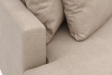 Menard 4-sits Vänstervänd L-formad Divansoffa i Tyg - Beige - Products - Möbler - Soffa - Divansoffa & schäslongsoffa - 4 sits soffa med divan