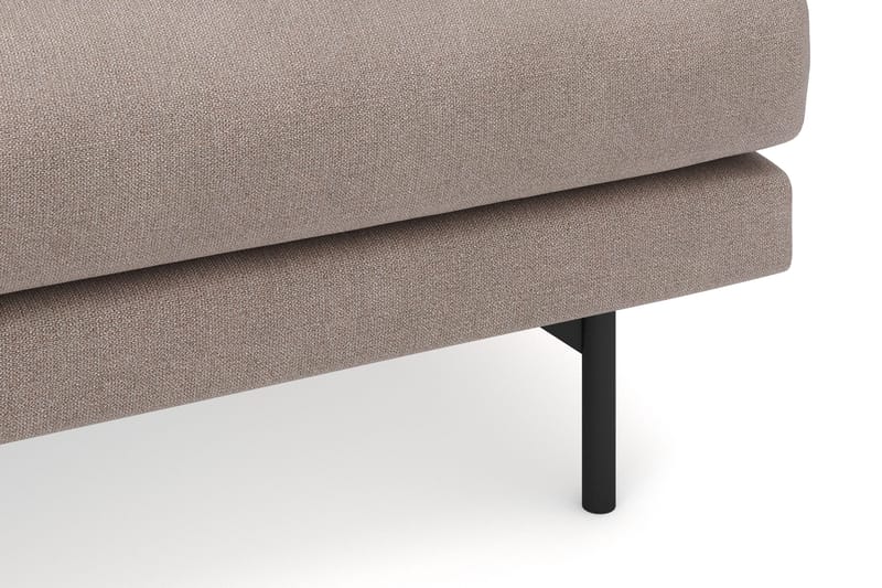 Menard 4-sits Vänstervänd L-formad Divansoffa i Tyg - Brun - Products - Möbler - Soffa - Divansoffa & schäslongsoffa - 4 sits soffa med divan