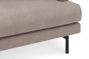 Menard 4-sits Vänstervänd L-formad Djup Divansoffa i Tyg - Brun - Products - Möbler - Soffa - Divansoffa & schäslongsoffa - 3 sits soffa med divan
