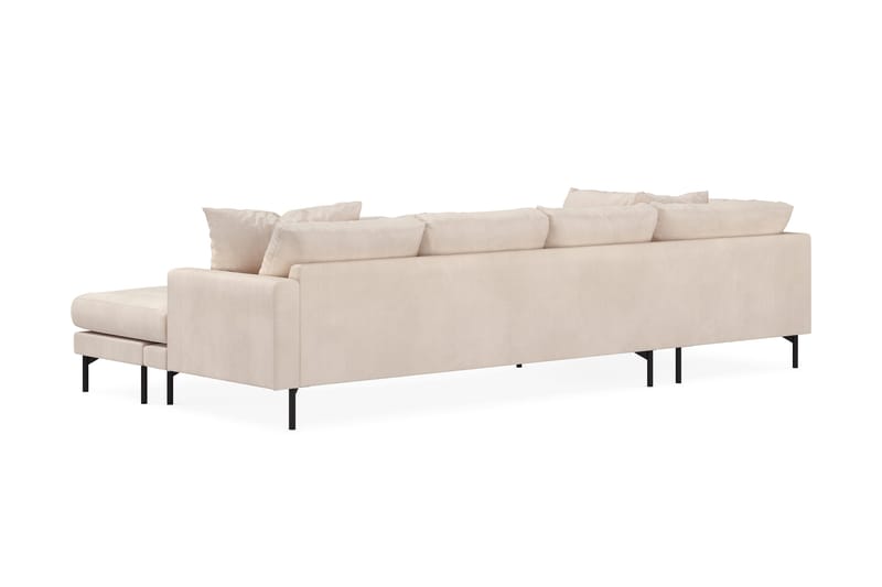 Menard 4-sits Vänstervänd Stor U-formad Djup Large Soffa med Divan och Schäslong i Manchester - Beige - Products - Möbler - Soffa - Divansoffa & schäslongsoffa - 4 sits soffa med divan