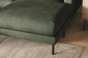 Menard 4-sits Vänstervänd Stor U-formad Djup Soffa med Divan och Schäslong i Manchester - Grön - Products - Möbler - Soffa - Divansoffa & schäslongsoffa - 4 sits soffa med divan