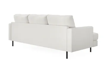 Menard Compact 3-sits Högervänd L-formad Divansoffa i Bouclé - Vit - Products - Möbler - Soffa - Divansoffa & schäslongsoffa - 3 sits soffa med divan
