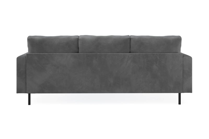 Menard Compact 3-sits Högervänd L-formad Divansoffa i Manchester - Grå - Products - Möbler - Soffa - Divansoffa & schäslongsoffa - 3 sits soffa med divan