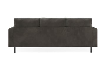 Menard Compact 3-sits Högervänd L-formad Divansoffa i Manchester - Mörkgrå - Products - Möbler - Soffa - Divansoffa & schäslongsoffa - 3 sits soffa med divan