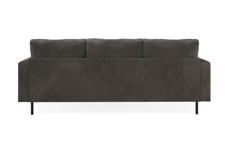 Menard Compact 3-sits Högervänd L-formad Divansoffa i Manchester - Mörkgrå - Products - Möbler - Soffa - Divansoffa & schäslongsoffa - 3 sits soffa med divan