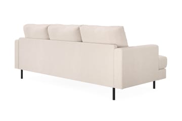 Menard Compact 3-sits Högervänd L-formad Divansoffa i Tyg - Beige - Products - Möbler - Soffa - Divansoffa & schäslongsoffa - 3 sits soffa med divan