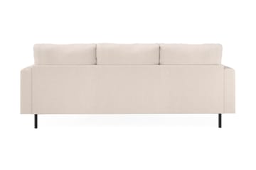Menard Compact 3-sits Högervänd L-formad Divansoffa i Tyg - Beige - Products - Möbler - Soffa - Divansoffa & schäslongsoffa - 3 sits soffa med divan