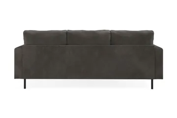 Menard Compact 3-sits Vänstervänd L-formad Divansoffa i Manchester - Mörkgrå - Products - Möbler - Soffa - Divansoffa & schäslongsoffa - 3 sits soffa med divan