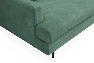 Menard Compact 4-sits Högervänd L-formad Schäslongsoffa i Sammet - Mörkgrön - Products - Möbler - Soffa - Divansoffa & schäslongsoffa - 4 sits soffa med divan