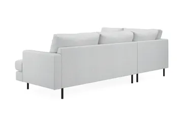 Menard Compact 4-sits Vänstervänd L-formad Schäslongsoffa i Tyg - Ljusgrå - Products - Möbler - Soffa - Divansoffa & schäslongsoffa - 4 sits soffa med divan