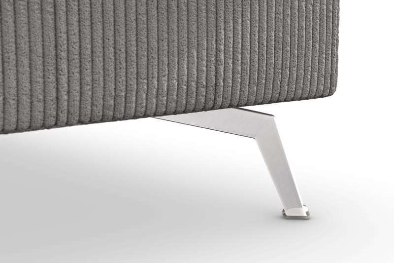 Ocean Lyx 4-sits Högervänd L-formad Schäslongsoffa i Manchester - Mörkgrå - Products - Möbler - Soffa - Divansoffa & schäslongsoffa - 4 sits soffa med divan