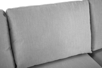 Ocean Lyx 4-sits Högervänd L-formad Schäslongsoffa i Tyg - Grå - Products - Möbler - Soffa - Divansoffa & schäslongsoffa - 4 sits soffa med divan
