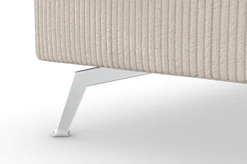 Ocean Lyx 4-sits Vänstervänd L-formad Schäslongsoffa i Manchester - Beige - Products - Möbler - Soffa - Divansoffa & schäslongsoffa - 4 sits soffa med divan