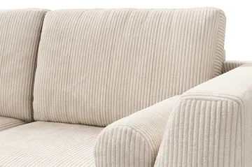 Ocean Lyx 4-sits Vänstervänd L-formad Schäslongsoffa i Manchester - Beige - Products - Möbler - Soffa - Divansoffa & schäslongsoffa - 4 sits soffa med divan