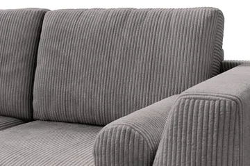 Ocean Lyx 4-sits Vänstervänd L-formad Schäslongsoffa i Manchester - Mörkgrå - Products - Möbler - Soffa - Divansoffa & schäslongsoffa - 4 sits soffa med divan