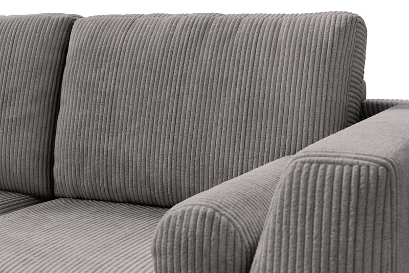 Ocean Lyx 4-sits Vänstervänd L-formad Schäslongsoffa i Manchester - Mörkgrå - Products - Möbler - Soffa - Divansoffa & schäslongsoffa - 4 sits soffa med divan