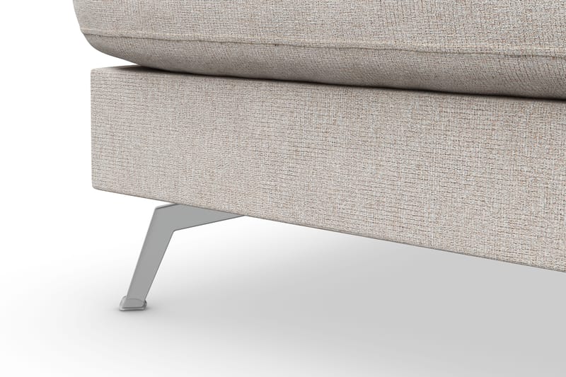 Ocean Lyx 4-sits Vänstervänd L-formad Schäslongsoffa i Tyg - Beige - Products - Möbler - Soffa - Divansoffa & schäslongsoffa - 4 sits soffa med divan