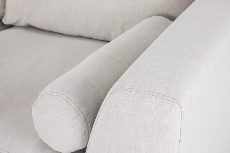 Ocean Lyx 4-sits Vänstervänd L-formad Schäslongsoffa i Tyg - Ljusgrå - Products - Möbler - Soffa - Divansoffa & schäslongsoffa - 4 sits soffa med divan