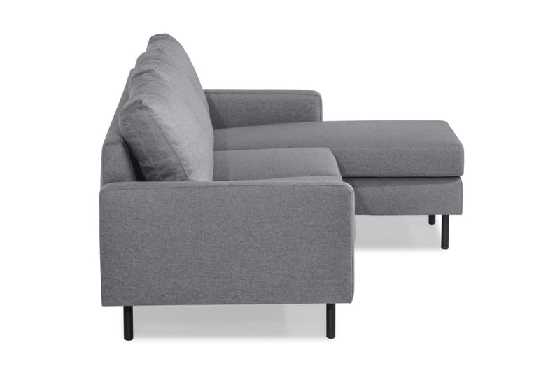 Peppe 3-sits Vändbar L-formad Divansoffa i Tyg - Ljusgrå - Products - Möbler - Soffa - Divansoffa & schäslongsoffa - 3 sits soffa med divan