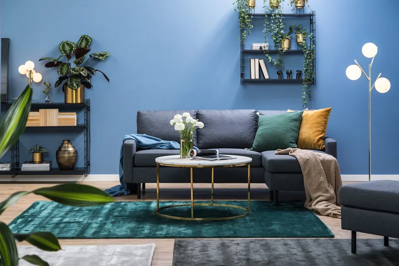 Peppe 3-sits Vändbar L-formad Divansoffa i Tyg - Mörkgrå - Products - Möbler - Soffa - Divansoffa & schäslongsoffa - 3 sits soffa med divan