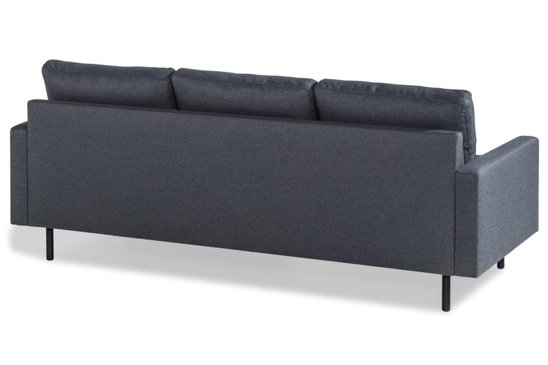 Peppe 3-sits Vändbar L-formad Divansoffa i Tyg - Mörkgrå - Products - Möbler - Soffa - Divansoffa & schäslongsoffa - 3 sits soffa med divan
