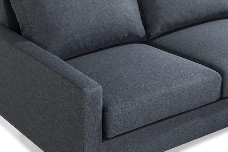 Peppe 3-sits Vändbar L-formad Divansoffa i Tyg - Mörkgrå - Products - Möbler - Soffa - Divansoffa & schäslongsoffa - 3 sits soffa med divan