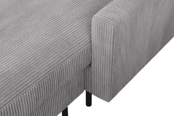 Peppe 4-sits Vänstervänd U-formad Soffa med Divan och Schäslong i Manchester - Mörkgrå - Products - Möbler - Soffa - Divansoffa & schäslongsoffa - 4 sits soffa med divan