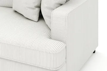Rossita 4-sits Vänstervänd L-formad Djup Schäslongsoffa i Manchester - Offwhite - Products - Möbler - Soffa - Divansoffa & schäslongsoffa - 4 sits soffa med divan