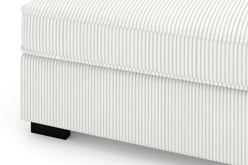 Rossita 4-sits Vänstervänd L-formad Djup Schäslongsoffa i Manchester - Offwhite - Products - Möbler - Soffa - Divansoffa & schäslongsoffa - 4 sits soffa med divan