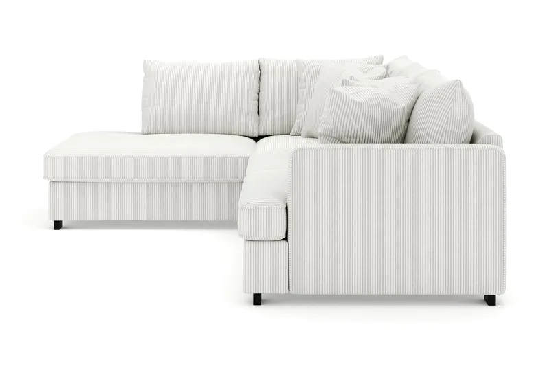 Rossita 4-sits Vänstervänd L-formad Djup Schäslongsoffa i Manchester - Offwhite - Products - Möbler - Soffa - Divansoffa & schäslongsoffa - 4 sits soffa med divan