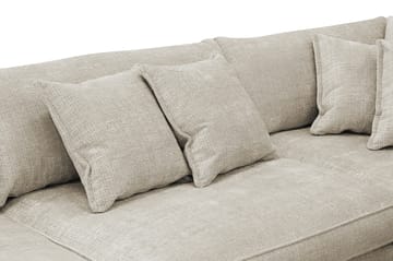 Rossita Lyx 4-sits Extra djup Soffa med Schäslong Höger - Beige Chenille - Products - Möbler - Soffa - Divansoffa & schäslongsoffa - 4 sits soffa med divan