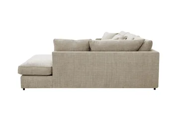 Rossita Lyx 4-sits Extra djup Soffa med Schäslong Höger - Beige Chenille - Products - Möbler - Soffa - Divansoffa & schäslongsoffa - 4 sits soffa med divan