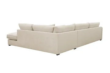 Rossita Lyx 4-sits Extra djup Soffa med Schäslong Höger - Beige Chenille - Products - Möbler - Soffa - Divansoffa & schäslongsoffa - 4 sits soffa med divan
