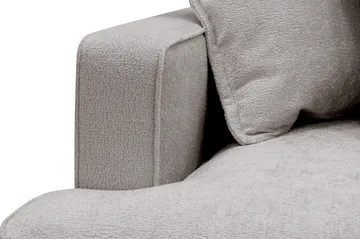 Rossita Lyx 4-sits Extra djup Soffa med Schäslong Höger - Grå/Brun Chenille - Products - Möbler - Soffa - Divansoffa & schäslongsoffa - 4 sits soffa med divan