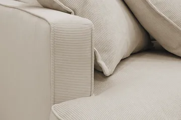 Rossita Lyx 4-sits Extra djup Soffa med Schäslong Höger - Greige Manchester - Products - Möbler - Soffa - Divansoffa & schäslongsoffa - 4 sits soffa med divan