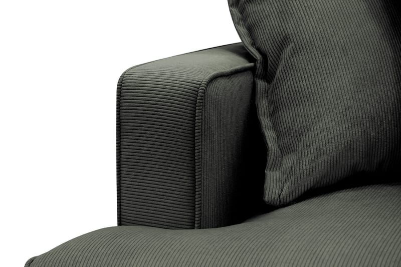 Rossita Lyx 4-sits Extra djup Soffa med Schäslong Höger - Mörkgrön Manchester - Products - Möbler - Soffa - Divansoffa & schäslongsoffa - 4 sits soffa med divan