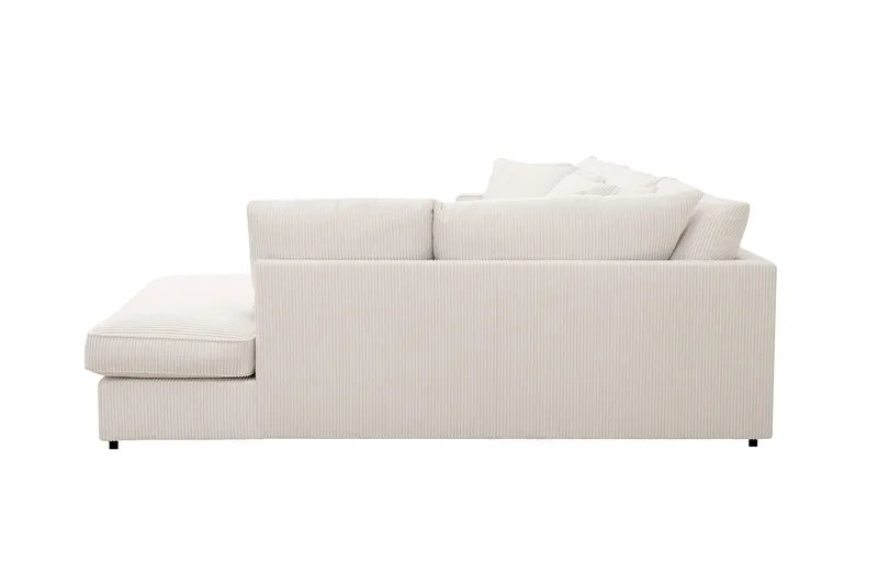 Rossita Lyx 4-sits Extra djup Soffa med Schäslong Höger - Offwhite Manchester - Products - Möbler - Soffa - Divansoffa & schäslongsoffa - 4 sits soffa med divan