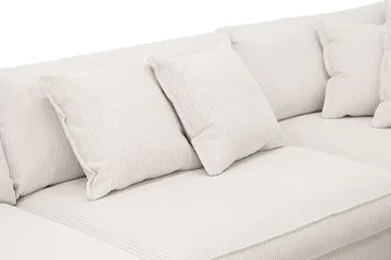 Rossita Lyx 4-sits Extra djup Soffa med Schäslong Höger - Offwhite Manchester - Products - Möbler - Soffa - Divansoffa & schäslongsoffa - 4 sits soffa med divan