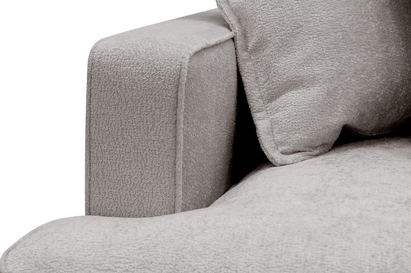 Rossita Lyx 4-sits Högervänd L-formad Extra Djup Schäslongsoffa i Chenille - Grå/Brun Chenille - Products - Möbler - Soffa - Divansoffa & schäslongsoffa - 4 sits soffa med divan