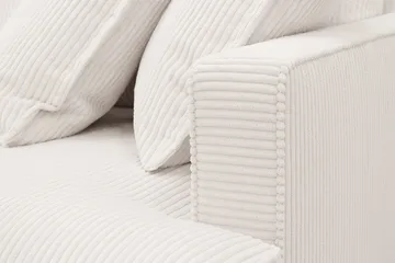 Rossita Lyx 4-sits Vänstervänd L-formad Extra Djup Schäslongsoffa i Manchester - Offwhite Manchester - Products - Möbler - Soffa - Divansoffa & schäslongsoffa - 4 sits soffa med divan