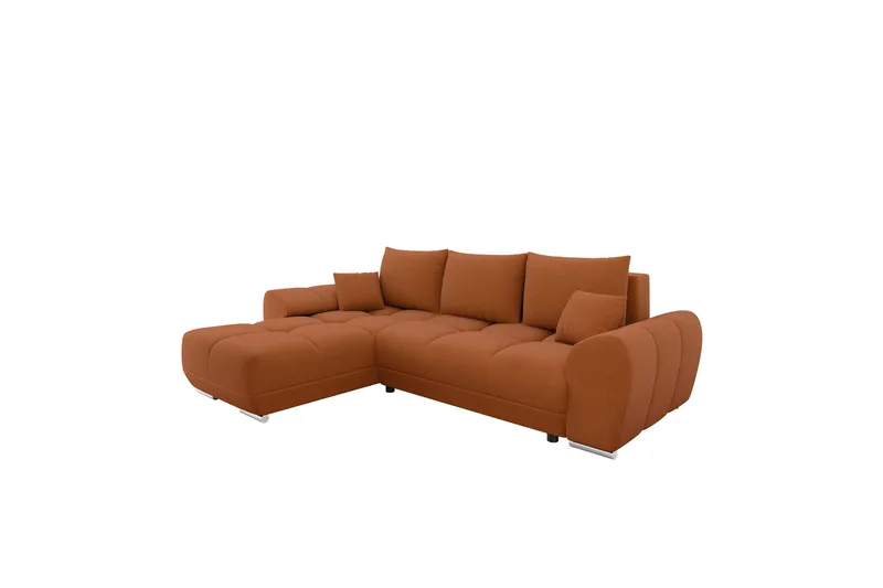 Simerly Soffa med Divan 3-sits, Orange