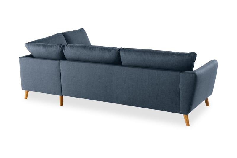 Trend 4-sits Högervänd L-formad Schäslongsoffa i Tyg - Blå - Products - Möbler - Soffa - Divansoffa & schäslongsoffa - 4 sits soffa med divan