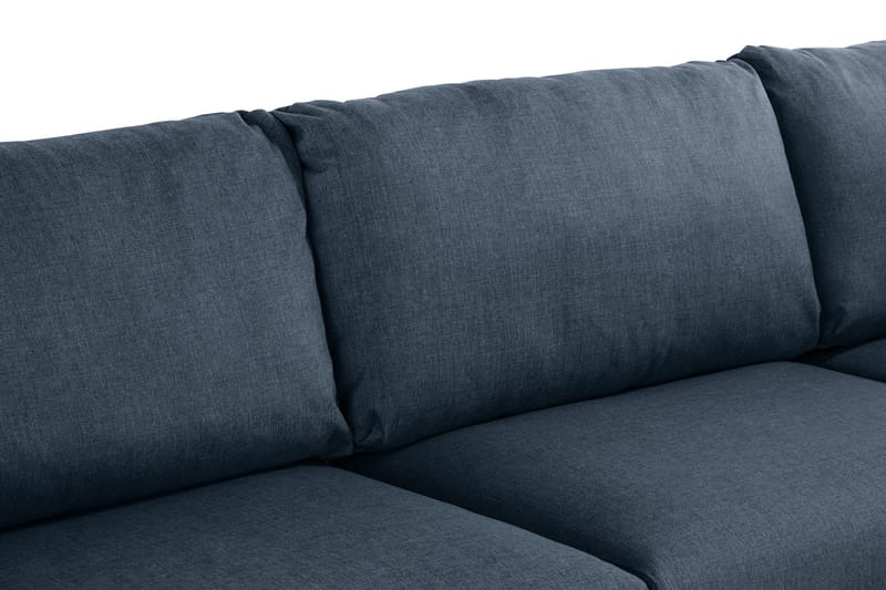 Trend 4-sits Högervänd L-formad Schäslongsoffa i Tyg - Blå - Products - Möbler - Soffa - Divansoffa & schäslongsoffa - 4 sits soffa med divan