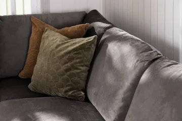 Trend 4-sits Högervänd U-formad Soffa med Divan och Schäslong i Sammet - Mörkgrå - Products - Möbler - Soffa - Divansoffa & schäslongsoffa - 4 sits soffa med divan