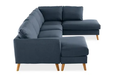 Trend 4-sits Högervänd U-formad Soffa med Divan och Schäslong i Tyg - Blå - Products - Möbler - Soffa - Divansoffa & schäslongsoffa - 4 sits soffa med divan